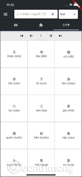 Han Viet Dictionary tra từ