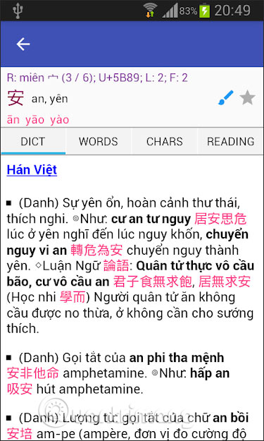 Han Viet Dictionary