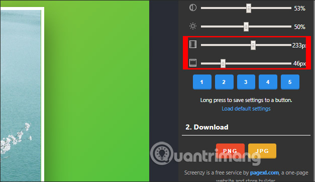 Chỉnh kích thước