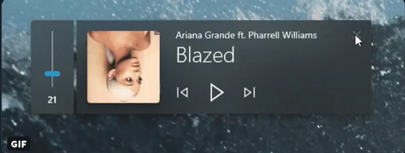 Giao diện volume được thiết kế lại