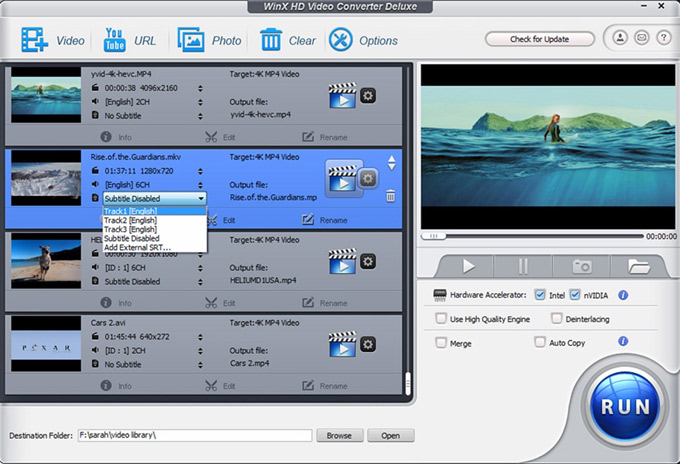 WinX HD Video Converter Deluxe 2