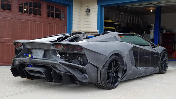 Chiếc xe Aventador do Backus tạo ra nhờ công nghệ in 3D 2