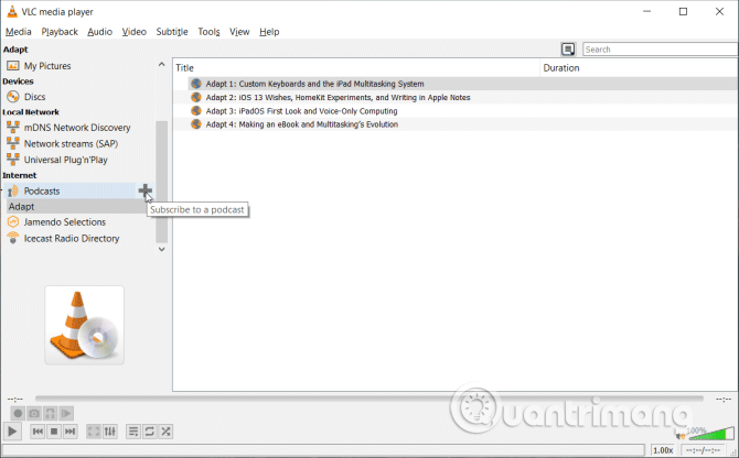 Ứng dụng VLC Media Player