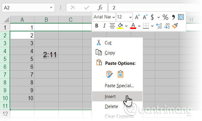 Cách sử dụng Name Box trong Excel - Ảnh minh hoạ 10