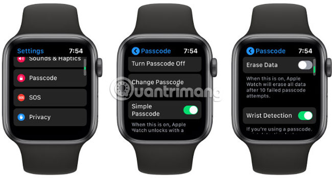 Sử dụng tính năng Passcode Lock