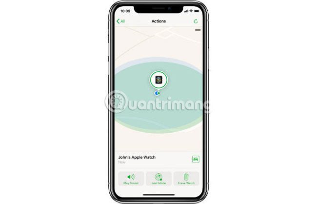 Cách sử dụng ứng dụng Find My iPhone với Apple Watch