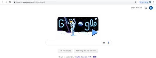 Biểu tượng mới trên trang chủ tìm kiếm của Google