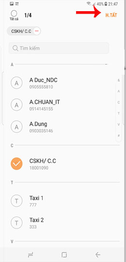 Kích hoạt tính năng gửi tin nhắn khẩn cấp trên Galaxy S8 9