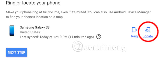 Cách sử dụng tính năng Find My Device trên Android
