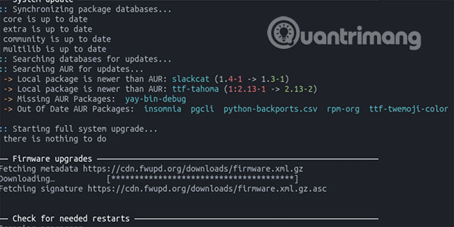 Topgrade cập nhật gì?