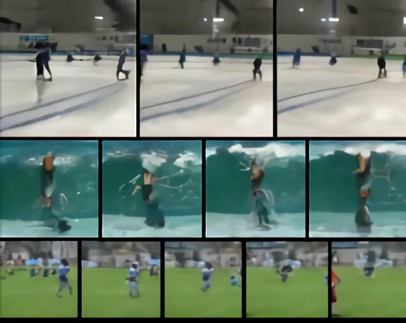 DVD-GAN hiện đã có thể tự tạo ra các đoạn video mẫu sở hữu đầy đủ bố cục vật thể