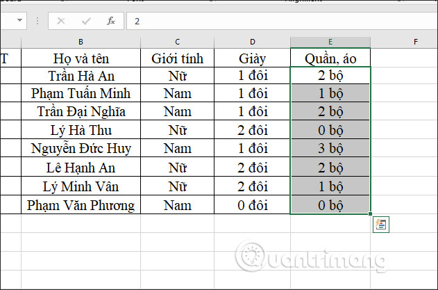 Cách thêm đơn vị vào ô trong Excel - Ảnh minh hoạ 8