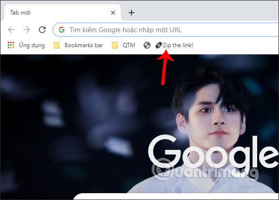 Hiển thị thanh bookmark