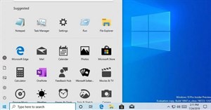 Lộ hình ảnh đầu tiên về Start Menu cải tiến, loại bỏ các Live Tiles trên Windows 10