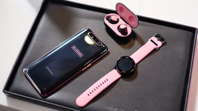 Bộ sản phẩm Samsung Galaxy A80 phiên bản đặc biệt BLACKPINK