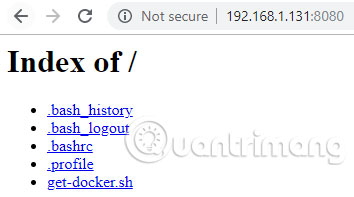 Truy cập http://your-pi-ip-address:8080