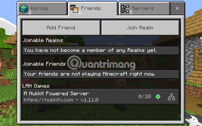 Kết nối với Minecraft server trên Raspberry Pi