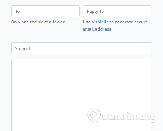 Giao diện nhập nội dung