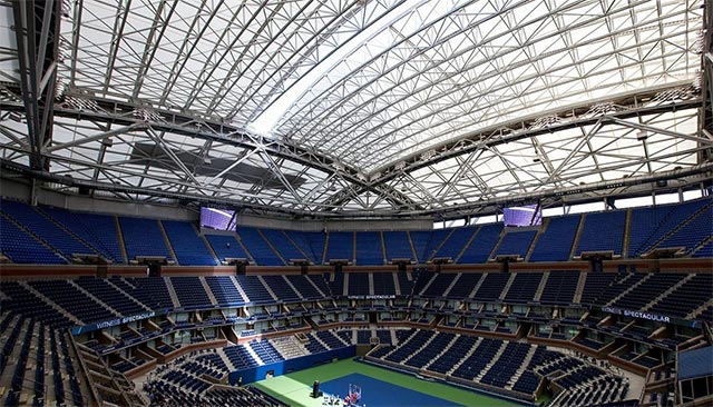 Sân vận động Arthur Ashe - nơi diễn ra những cuộc thư hùng tại Fortnite World Cup năm nay