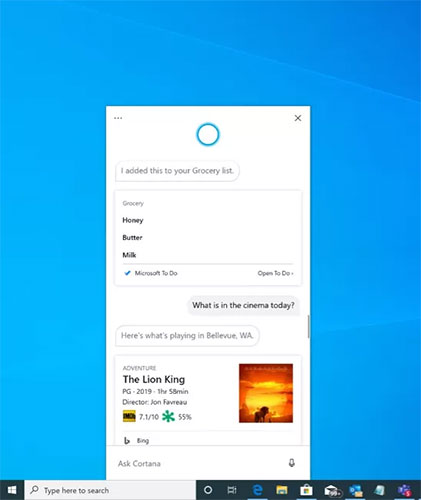 "Ứng dụng Cortana mới vẫn chưa thể hỗ trợ toàn bộ các tính năng đã biết"
