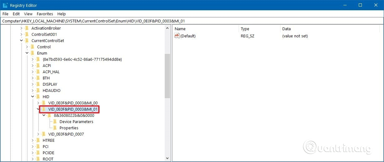 Mở rộng key khớp với VID ID của chuột