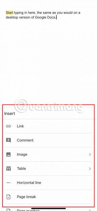 Cách bắt đầu sử dụng Google Docs trên thiết bị di động - Ảnh minh hoạ 17