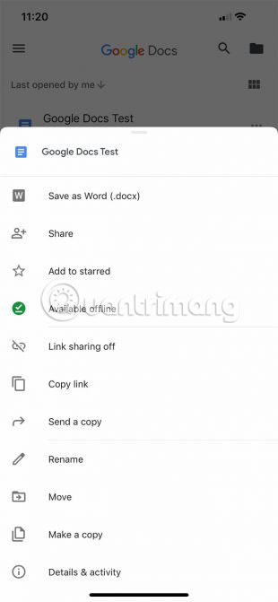 Cách bắt đầu sử dụng Google Docs trên thiết bị di động - Ảnh minh hoạ 19