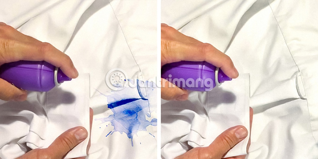 Loại bỏ vết mực khỏi quần áo