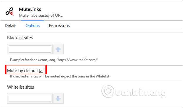 Tắt âm trên Firefox