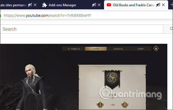 Biểu tượng loa gạch chéo