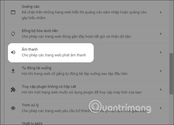 Âm thanh trên Chrome