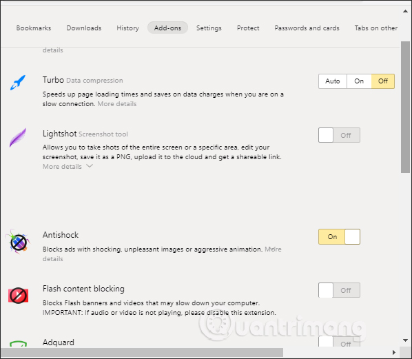 Tiện ích giới thiệu