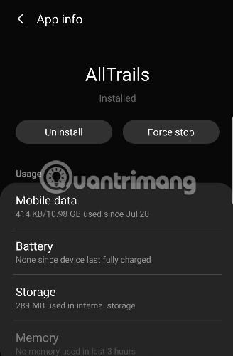Nhấp vào Uninstall