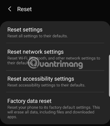 Khôi phục cài đặt gốc