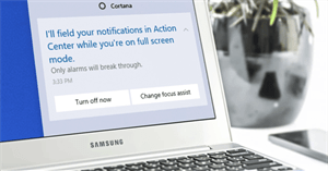 Cách tắt thông báo Focus Assist trên Windows 10