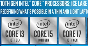 Lộ diện 11 mẫu CPU Ice Lake thế hệ 10 đầu tiên của Intel