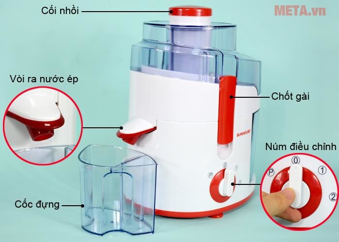 máy ép trái cây Sunhouse SHD5520