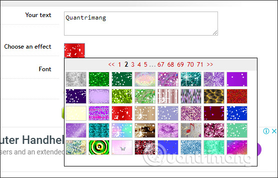 Thiết kế chữ động