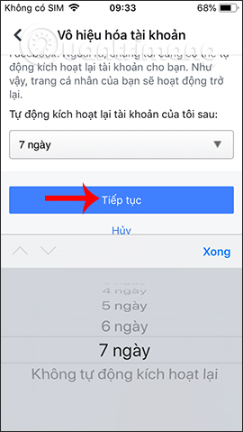 Hướng dẫn khóa tạm thời, vĩnh viễn Facebook iPhone/iPad - Ảnh minh hoạ 10