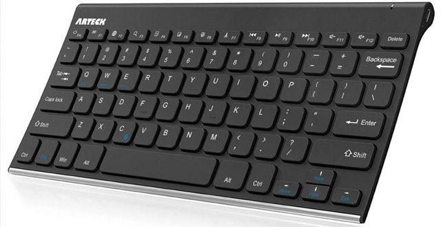 Bàn phím Arteck Steel Portable Wireless Bluetooth Keyboard
