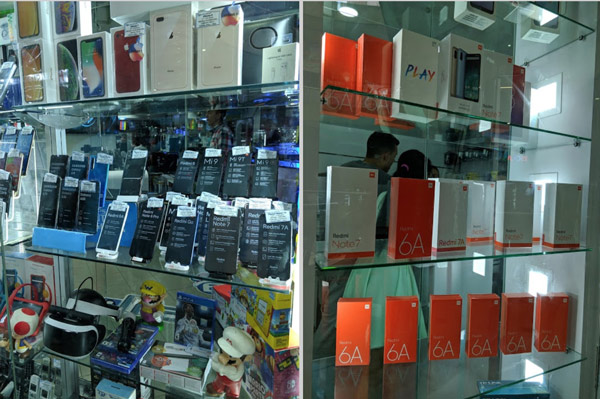 Cửa hàng điện thoại ở Venezuela có khá nhiều máy cao cấp