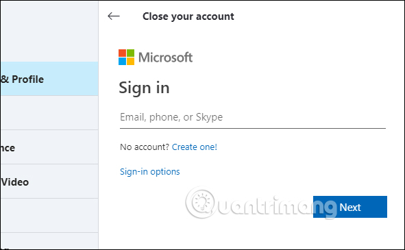 Đăng nhập Skype