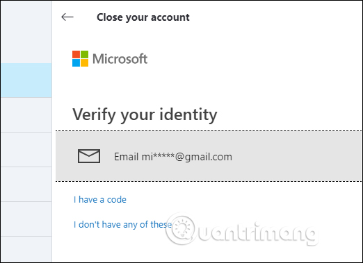 Nhận mã xác minh