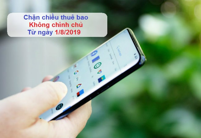 Chặn thuê bao không chính chủ