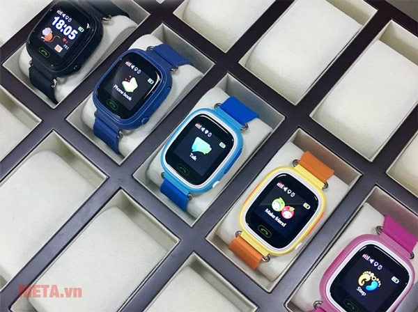 Đồng hồ định vị Wonlex GW100 có nhiều màu sắc phù hợp với trẻ