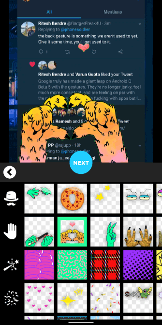 Ứng dụng Giphy Cam