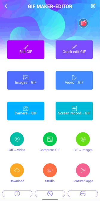 Tạo ảnh GIF trên ứng dụng GIF Maker, GIF Editor, Video Maker, Video to GIF
