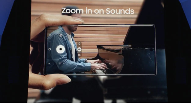 Tính năng zoom microphone độc đáo