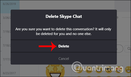 Ẩn đoạn chat Skype