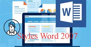 MS Word - Bài 7: Cách dùng Styles